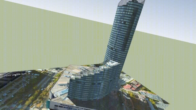 波兰天空塔SU模型下载【ID:830148006】