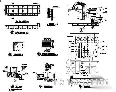 某别墅小区大门建筑施工图施工图下载【ID:166571165】