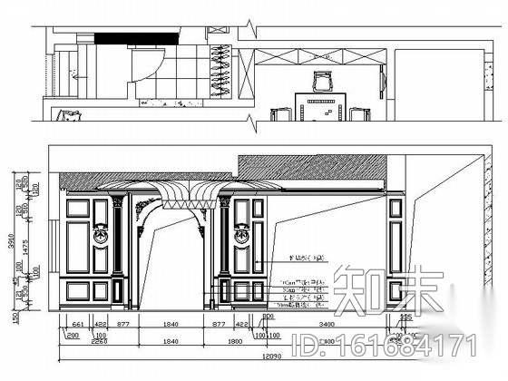 [天津]知名设计事务所别墅设计CAD装修施工图cad施工图下载【ID:161684171】