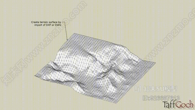 地形纹理教程SU模型下载【ID:926687613】