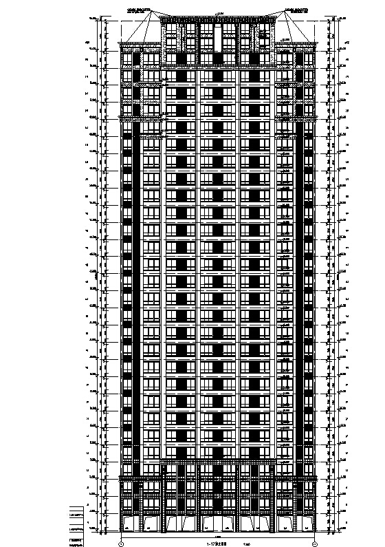 [安徽]多栋塔式高层住宅及邻里中心建筑施工图（全套图...cad施工图下载【ID:167379173】