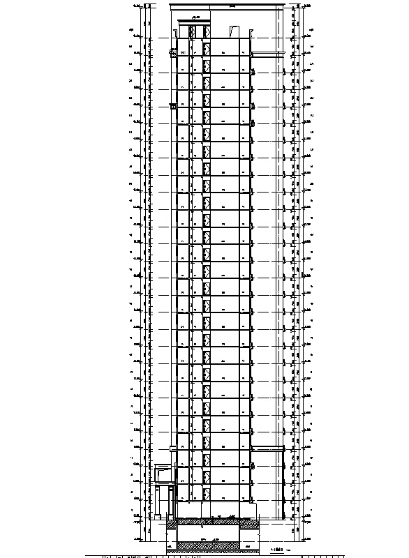 [安徽]多栋塔式高层住宅及邻里中心建筑施工图（全套图...cad施工图下载【ID:167379173】