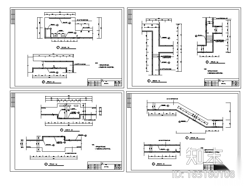 71套各类型园林桥施工图下载【ID:165160108】