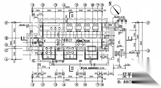 某售楼处建筑方案图cad施工图下载【ID:165140163】