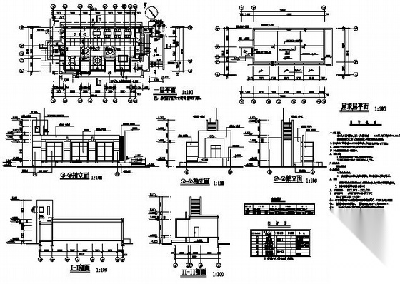 某售楼处建筑方案图cad施工图下载【ID:165140163】