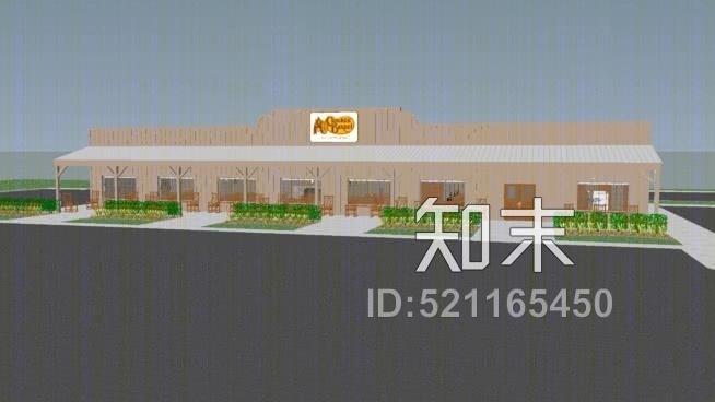 饼干桶旧乡村商店和餐厅家具-阅读说明。SU模型下载【ID:521165450】