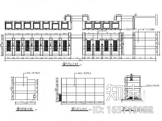 简易男浴室装修图cad施工图下载【ID:165719152】