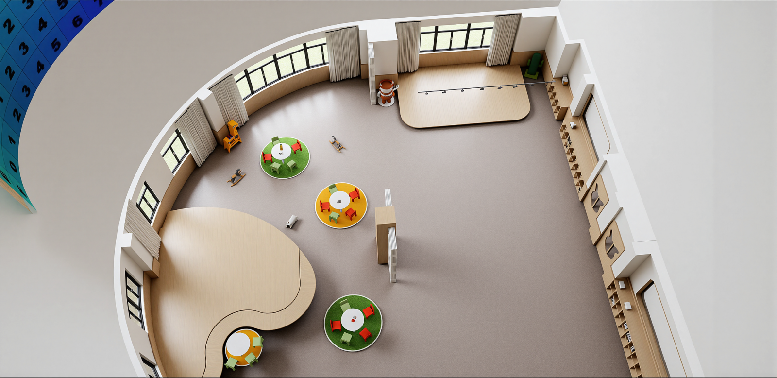 现代儿童玩具房SU模型下载【ID:1215202104】