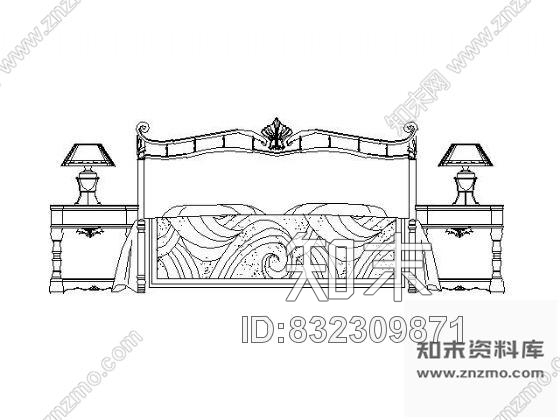 图块/节点卧室空间设计图块集施工图下载【ID:832309871】