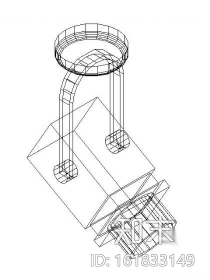灯_CAD三维图集cad施工图下载【ID:161833149】