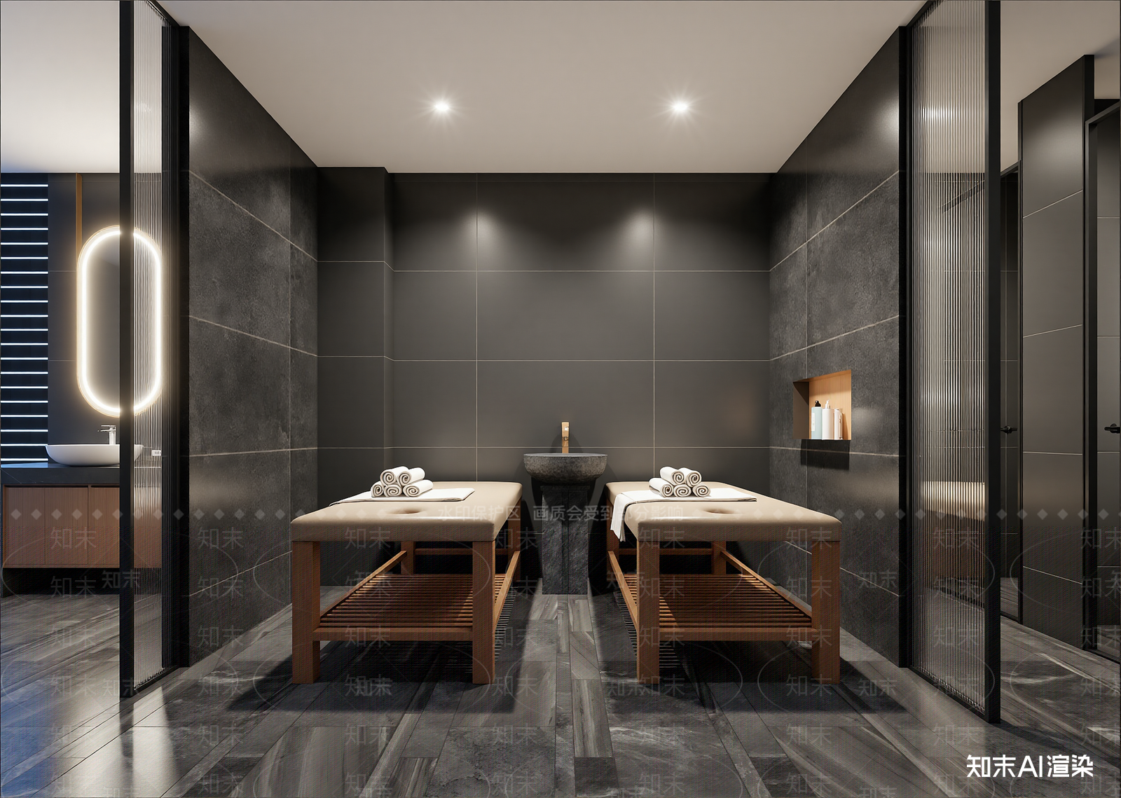 现代美容院3D模型下载【ID:1214333303】