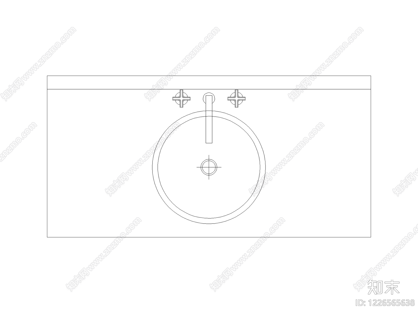 卫浴设施cad施工图下载【ID:1226565638】