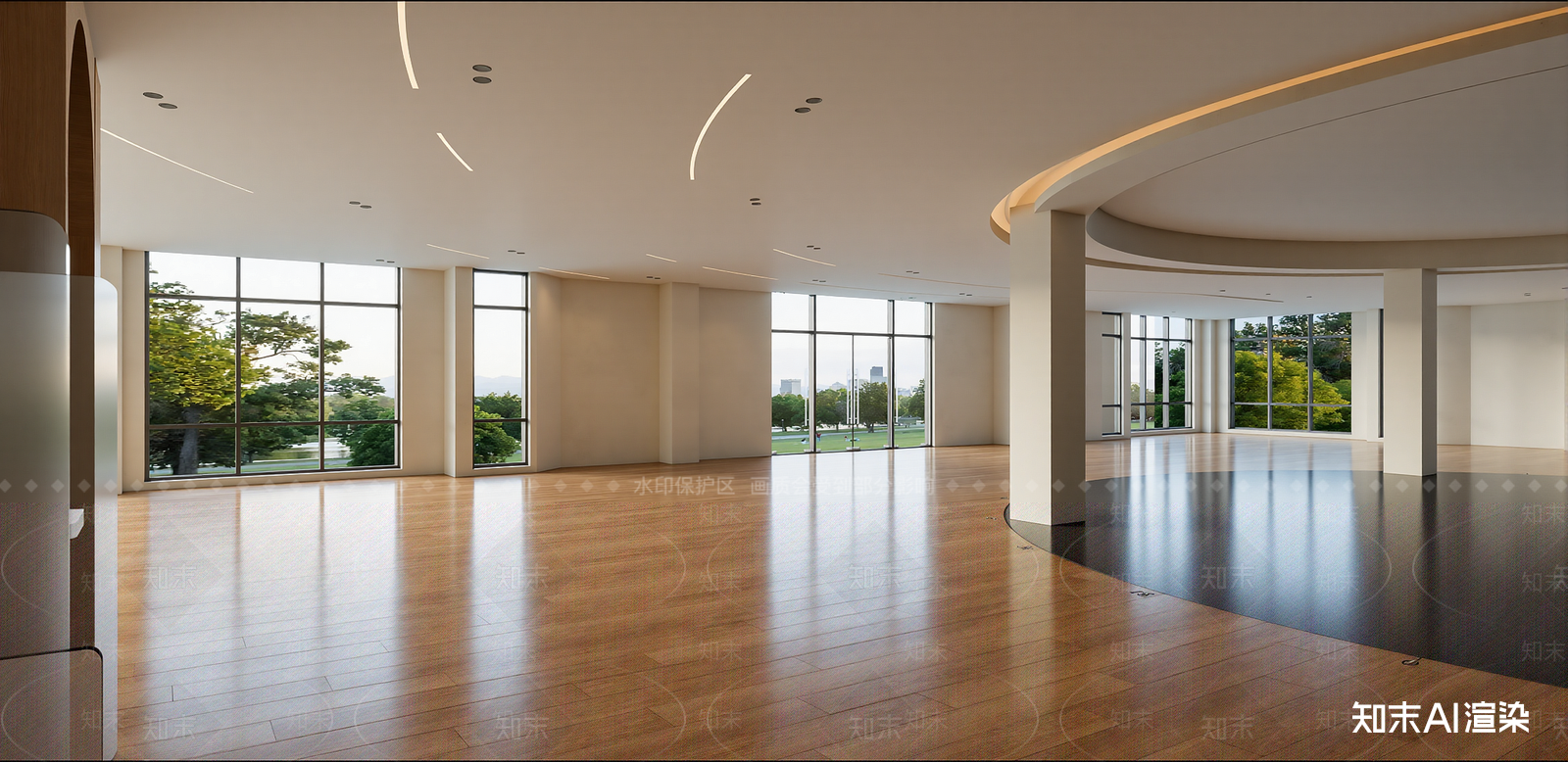 现代阅览室SU模型下载【ID:1216051866】