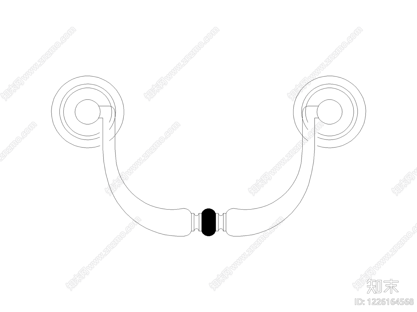 五金管件cad施工图下载【ID:1226164568】