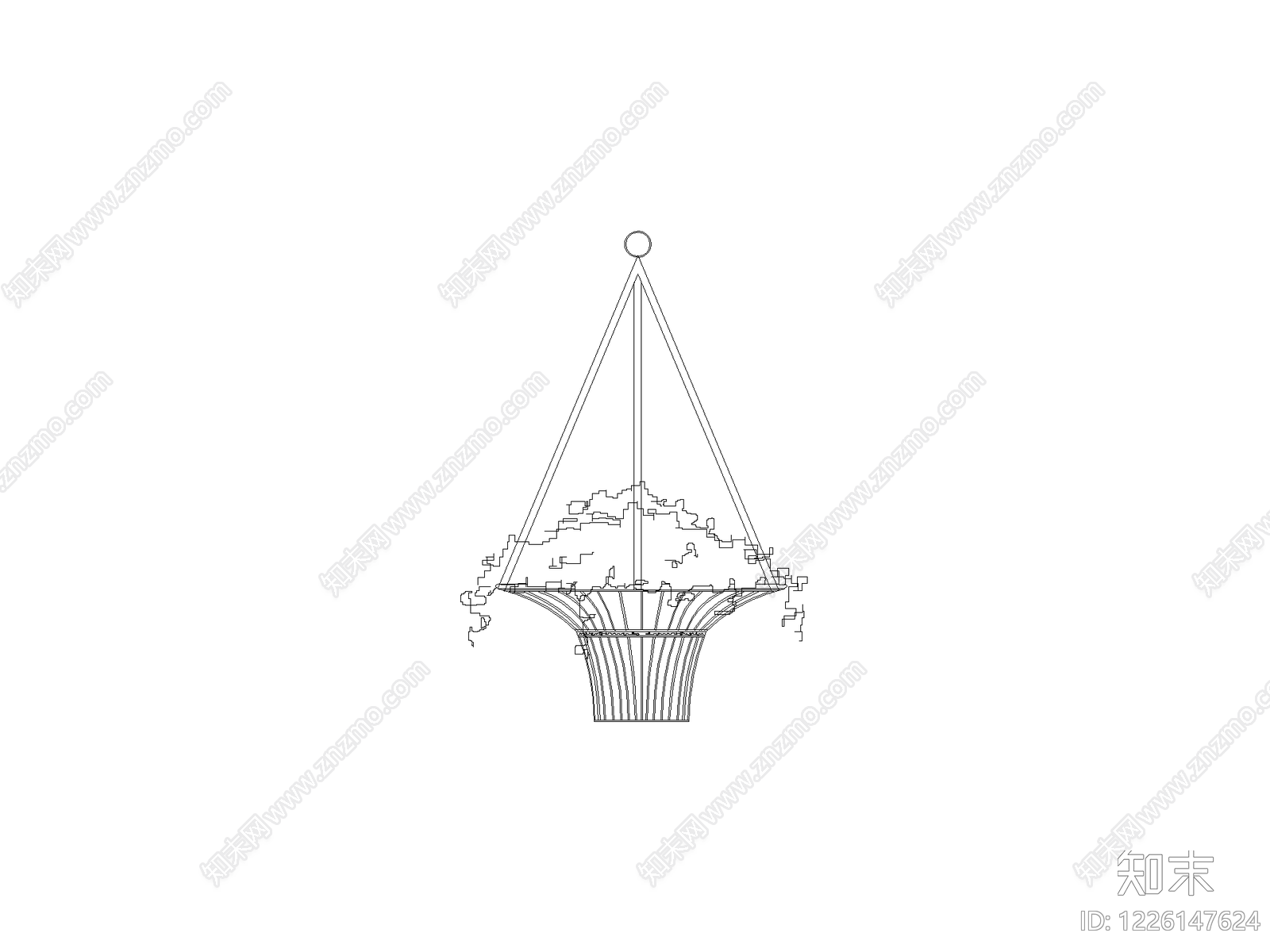 灯具图块cad施工图下载【ID:1226147624】