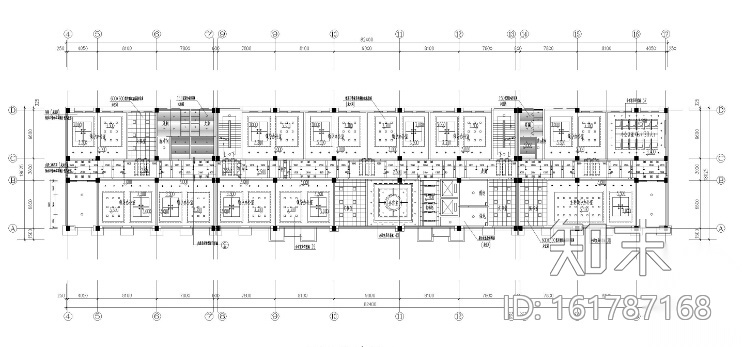 [湖北]现代简约青春活力办公楼设计图纸（JPG格式）施工图下载【ID:161787168】