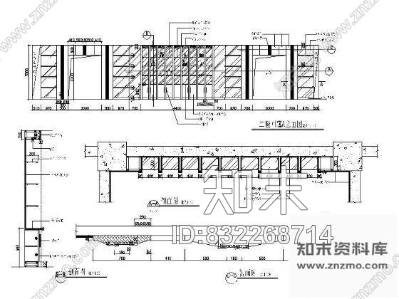 图块/节点回廊装饰立面详图施工图下载【ID:832268714】
