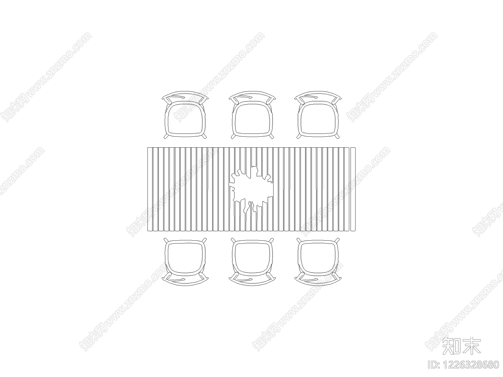 桌子cad施工图下载【ID:1226328680】