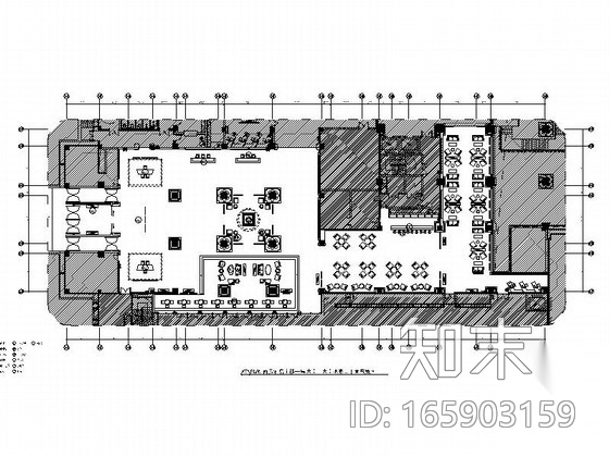 [西藏]超大气西部民族风情酒店大堂及大堂吧施工图（含效...cad施工图下载【ID:165903159】