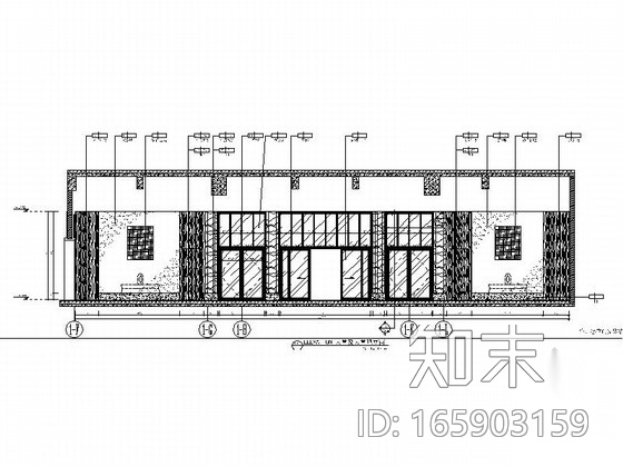 [西藏]超大气西部民族风情酒店大堂及大堂吧施工图（含效...cad施工图下载【ID:165903159】