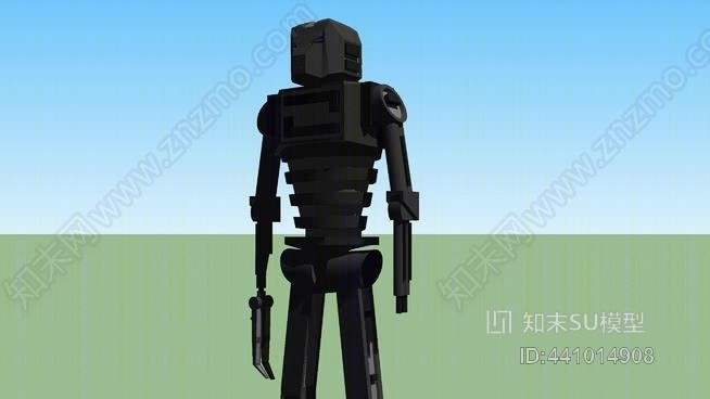 这个机器人需要你的帮助！SU模型下载【ID:441014908】