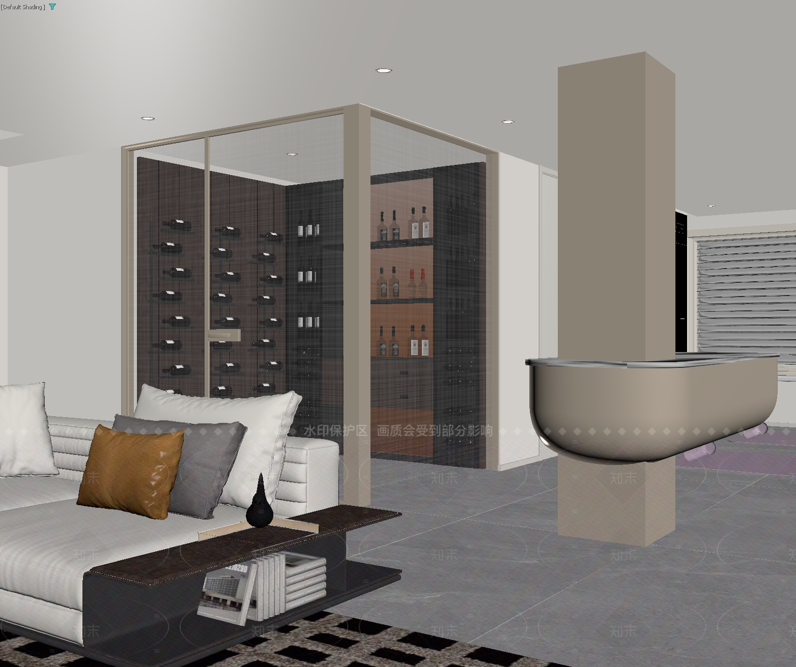 现代酒窖3D模型下载【ID:1214923418】