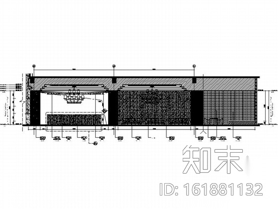 [广州]连锁品牌酒店豪华酒店大堂装修施工图（含实景）cad施工图下载【ID:161881132】