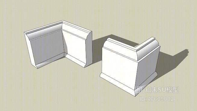 檐线SU模型下载【ID:47639002】