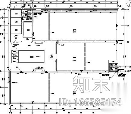 [山东]单层厂房给排水消防施工图cad施工图下载【ID:166585174】