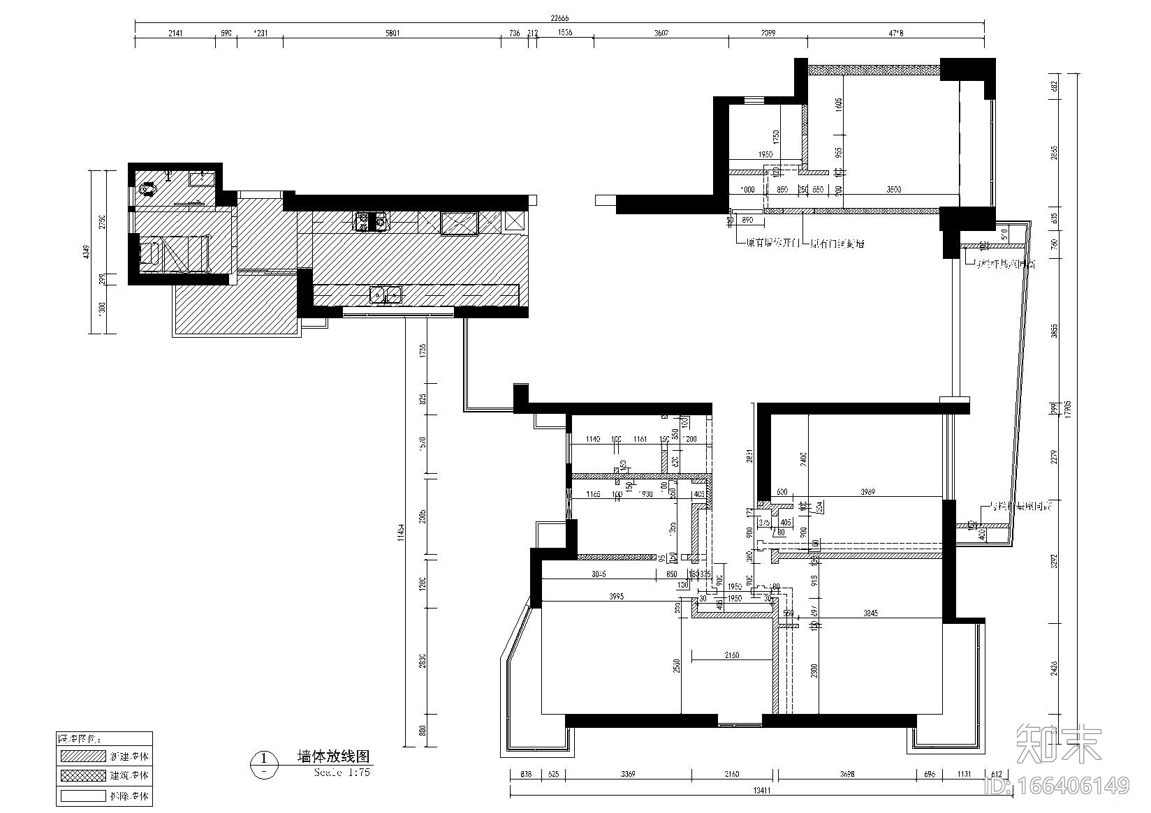 [澳门]230㎡平层私宅丨高清效果图+CAD施工图+物料书施工图下载【ID:166406149】