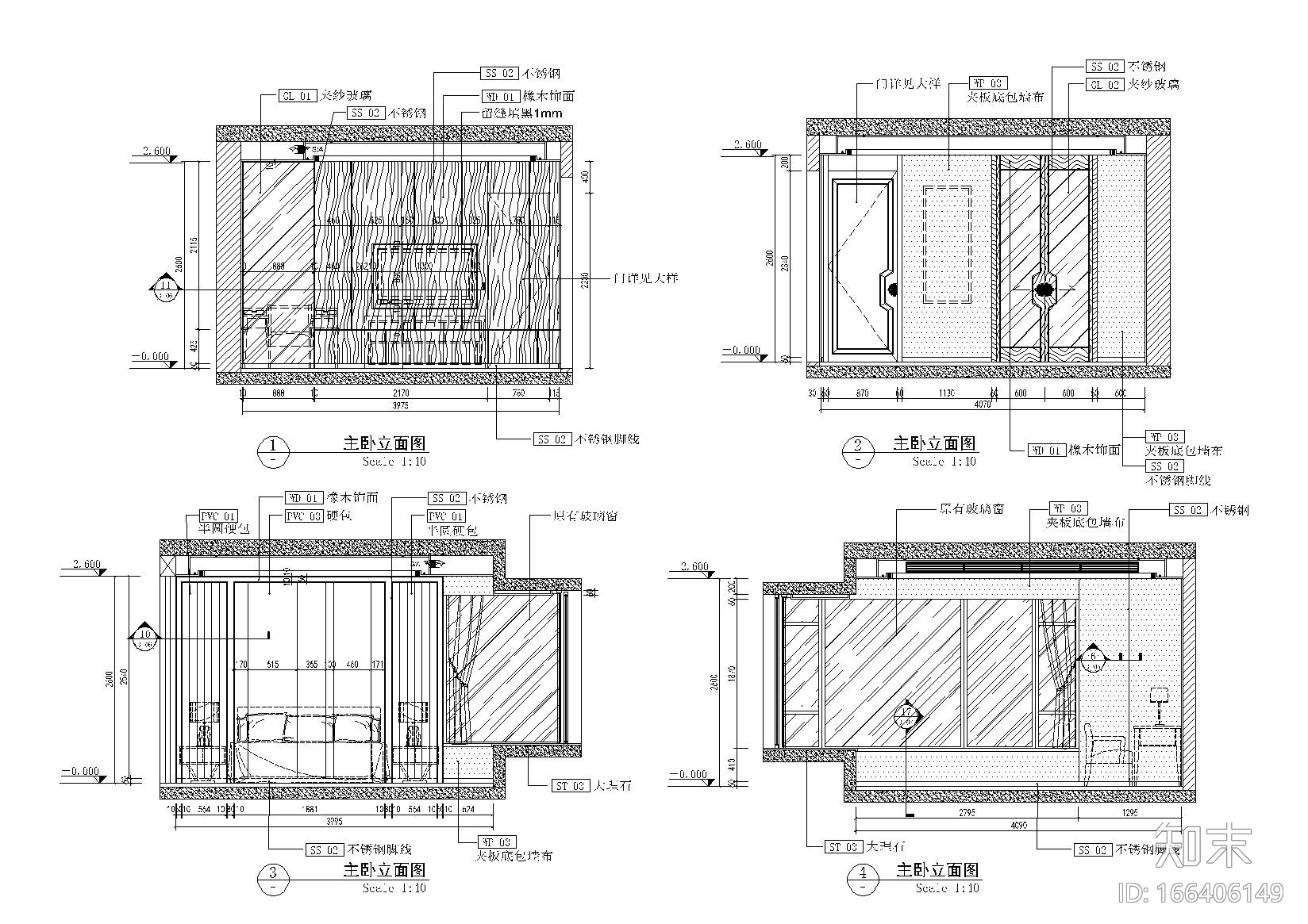 [澳门]230㎡平层私宅丨高清效果图+CAD施工图+物料书施工图下载【ID:166406149】