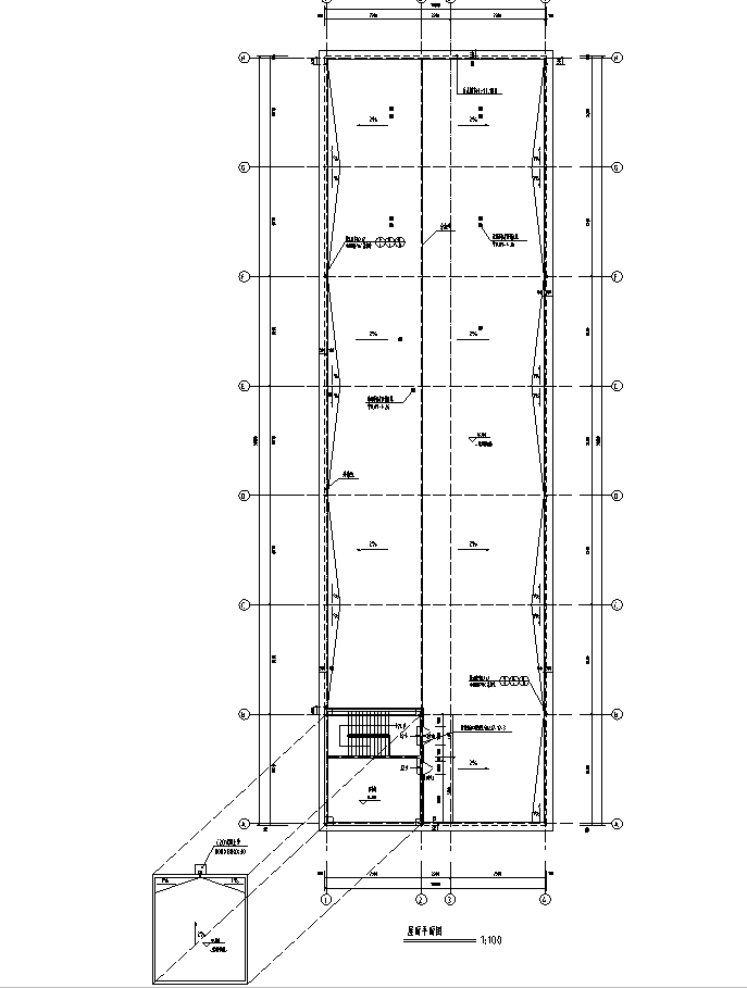 [陕西]多层剪力墙结构员工宿舍及活动室建筑施工图cad施工图下载【ID:149777154】