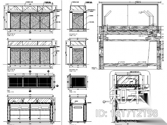 品牌腕表专卖店装修图（含实景）cad施工图下载【ID:161712198】