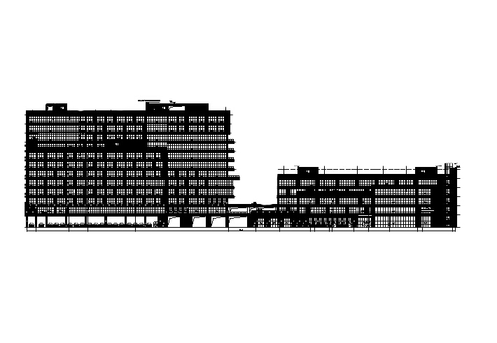 [湖南]高层多动能养老中心及综合楼建筑施工图（16年最...施工图下载【ID:164862137】