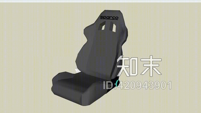 赛车座椅SU模型下载【ID:420943901】