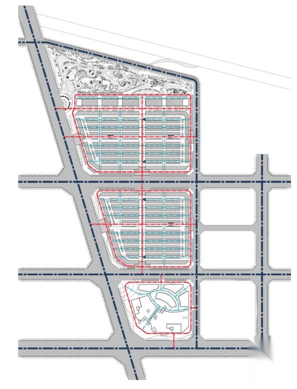 [河南]新欧式典雅商业综合体建筑设计方案文本cad施工图下载【ID:166553171】