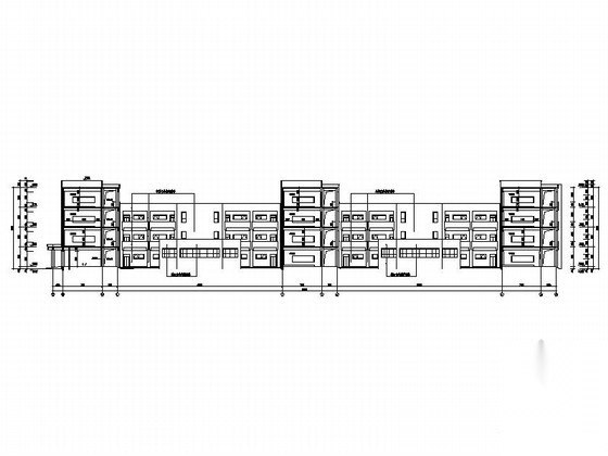 某小学四层教学综合楼建筑施工图cad施工图下载【ID:165932123】