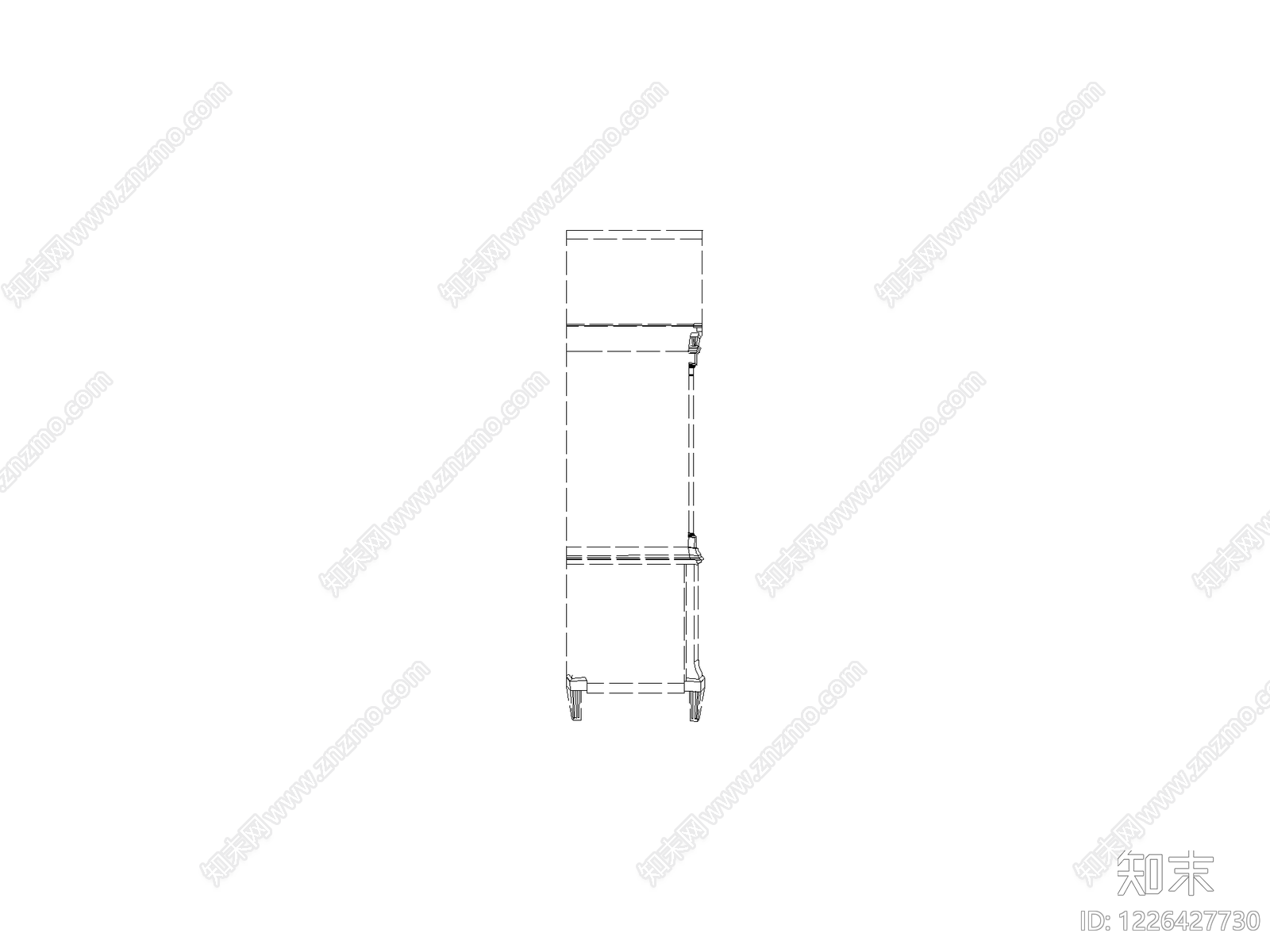 柜子cad施工图下载【ID:1226427730】