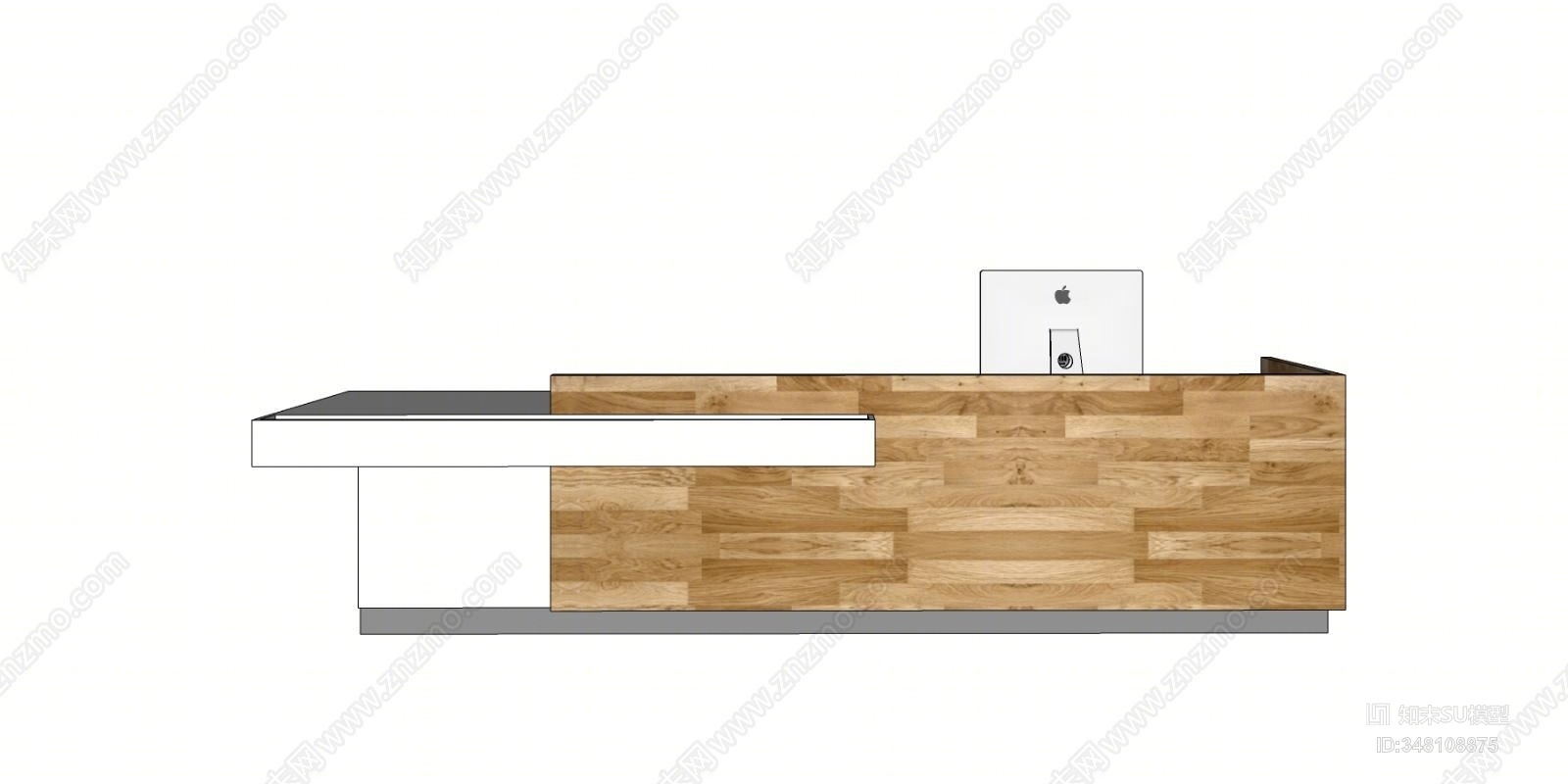 现代接待台SU模型下载【ID:348108875】