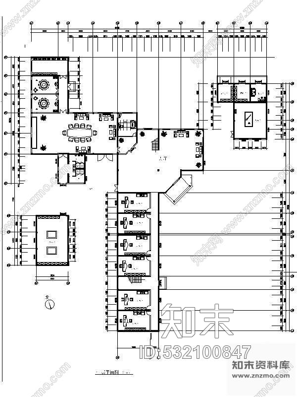 施工图江苏某海事处搜救中心服务大楼装修图cad施工图下载【ID:532100847】