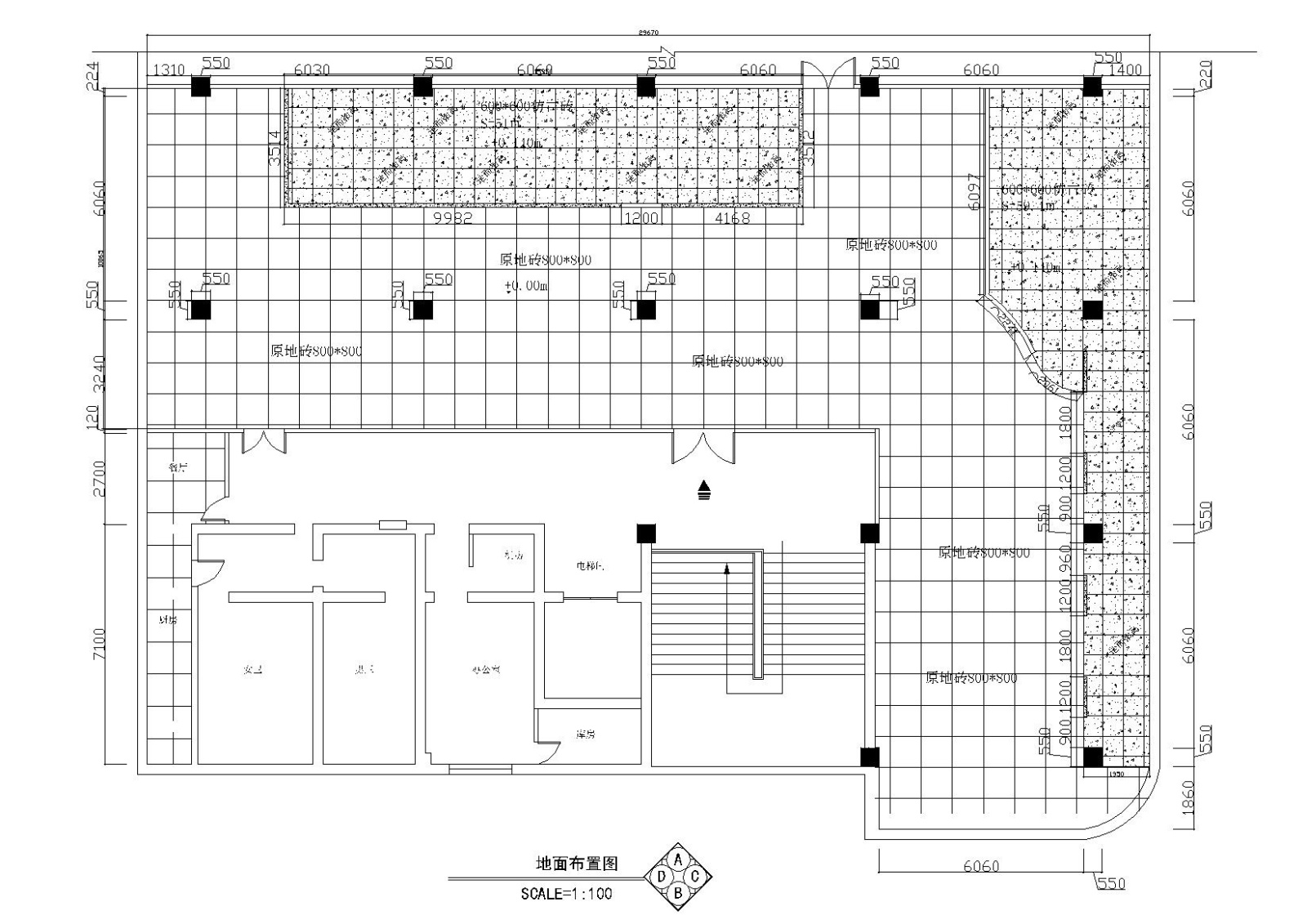 [四川]某一网络会所网吧施工图cad施工图下载【ID:160710154】