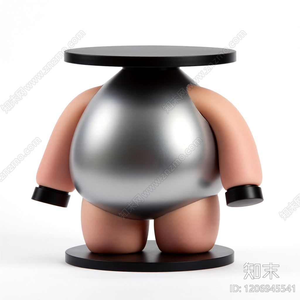 卡通雕塑装饰摆件3D模型下载【ID:1206945541】
