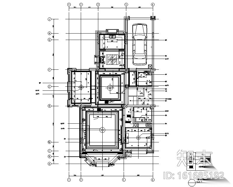 夏日里的Tffiany|盘锦小别墅设计施工图（附效果图）cad施工图下载【ID:161685192】