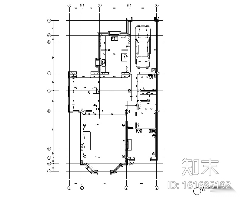 夏日里的Tffiany|盘锦小别墅设计施工图（附效果图）cad施工图下载【ID:161685192】