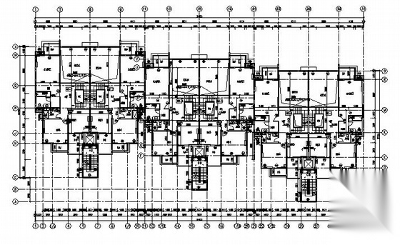 某七层商住楼建筑方案图cad施工图下载【ID:149846135】