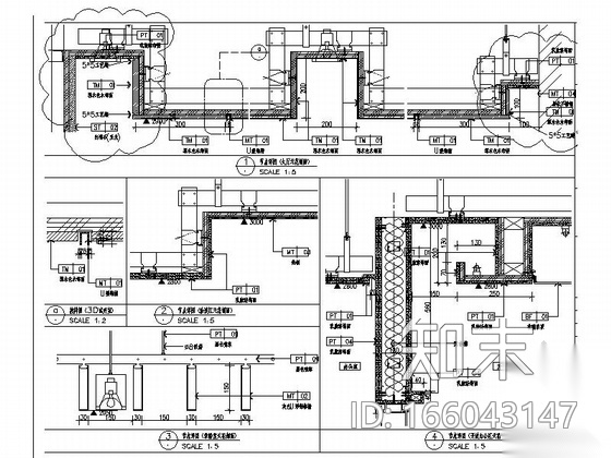 [江苏]中国著名传媒卫视办事处新闻中心室内装修施工图cad施工图下载【ID:166043147】