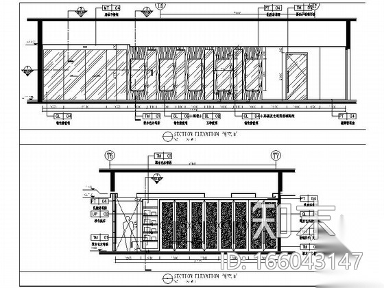 [江苏]中国著名传媒卫视办事处新闻中心室内装修施工图cad施工图下载【ID:166043147】