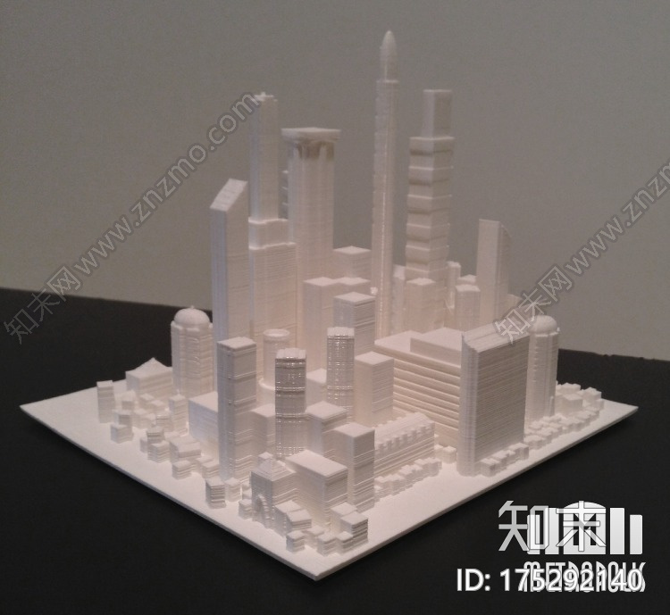摩天大楼组3d打印模型下载【ID:175292140】