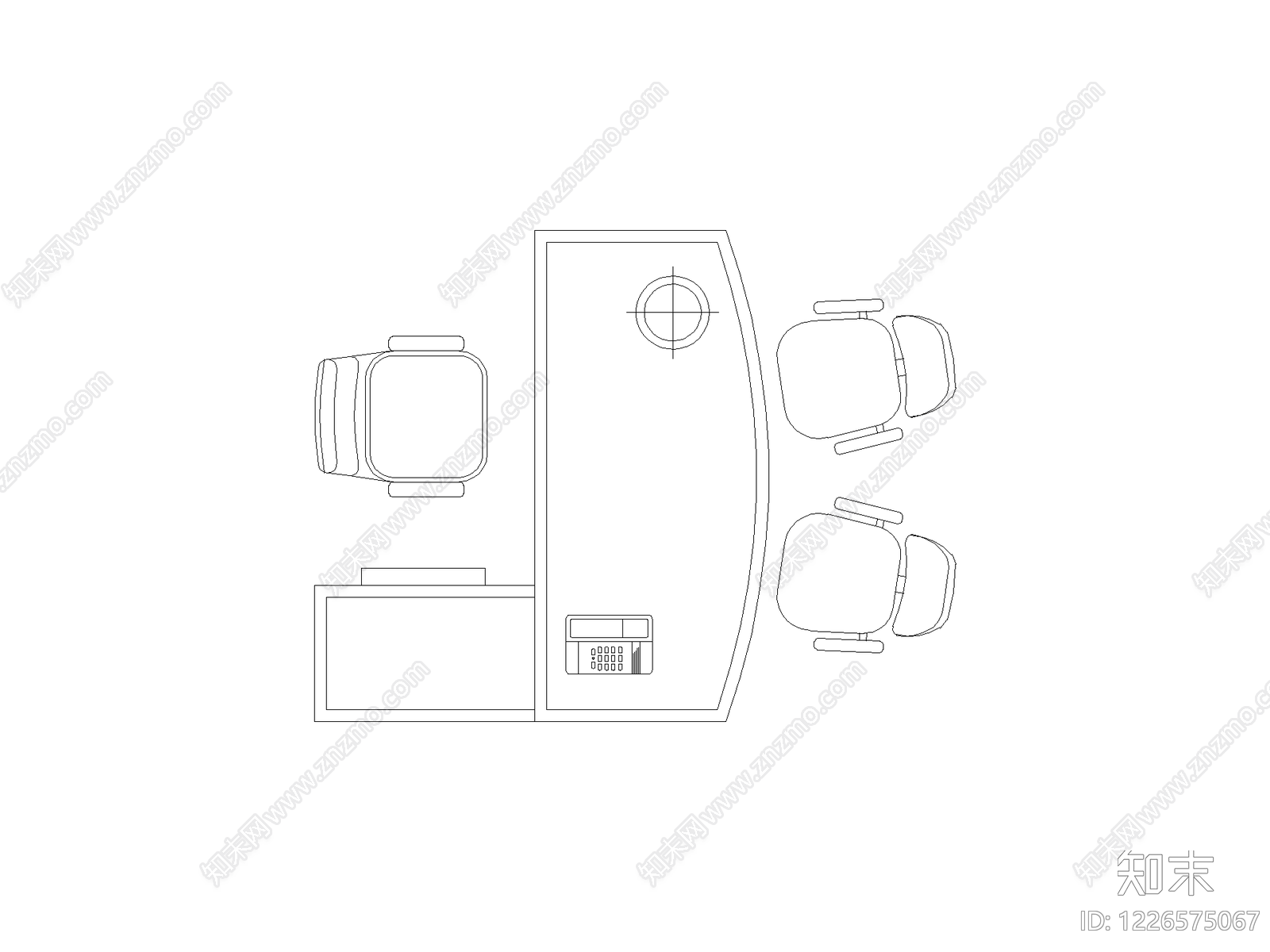桌子cad施工图下载【ID:1226575067】