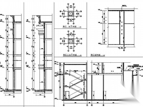 [西宁]某消防站建筑施工图cad施工图下载【ID:165423197】